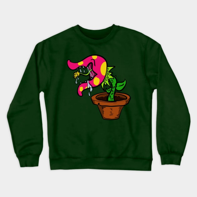 Carnivorous Flower Crewneck Sweatshirt by GeekVisionProductions